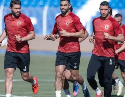 الأهلى ينهى إستعدادته لمباراته مع الهلال السودانى غداً
