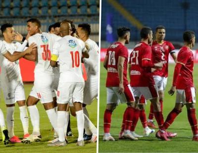 الأهلى ينتزع فوز قاتلا من المحلة والزمالك يحقق فوزا غاليا على البنك الأهلى 