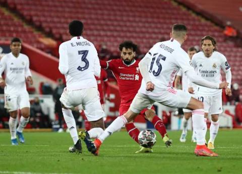 بخماسية مرعبة ......ريال مدريد يحقق فوز تاريخي أمام ليفربول 