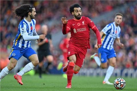 بمشاركة محمد صلاح ...ليفربول يتلقى هزيمة ثقيلة من برايتون