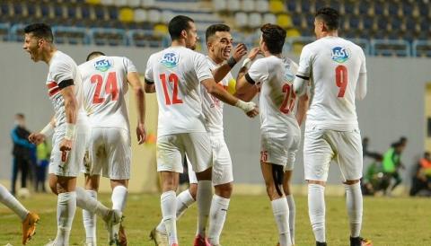 الزمالك يخطف صدارة الدوري بعد الفوز برباعية على غزل المحلة
