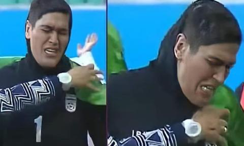 حارسة مرمىى المنتخب الإيراني لكرة القدم تتعهد بمقاضاة الأردن 