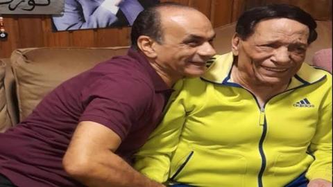 الأكثر تداولا صورة لعيد ميلاد عادل إمام في عيد ميلاده الـ 82