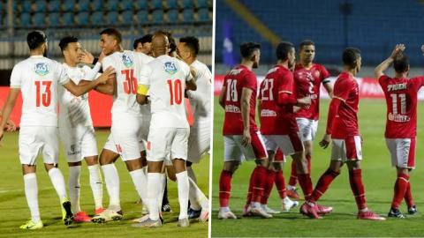 الأهلى ينتزع فوز قاتلا من المحلة والزمالك يحقق فوزا غاليا على البنك الأهلى 