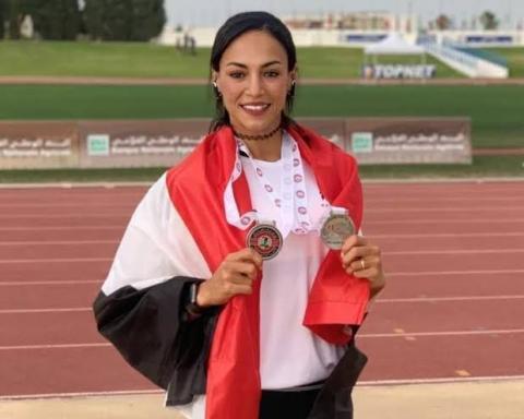 وزير الرياضة يستقبل بسنت حميدة بعد تتويجها بميدالتين ذهبتين