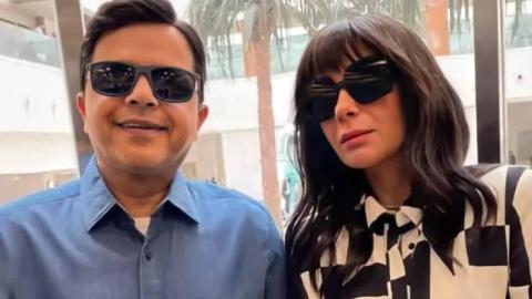 محمد هنيدى ومنى ذكى يقتربان من إنهاء فيلم الجواهرجى 