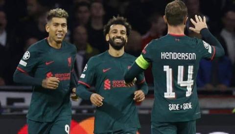 محمد صلاح يقود ليفربول لإكتساح أياكس الهولندى بثلاثية نظيفة 
